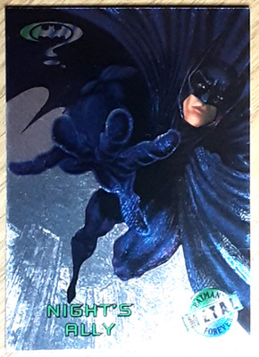 1995 Batman Forever Silver Flasher Card 50 NIGHT'S ALLY.