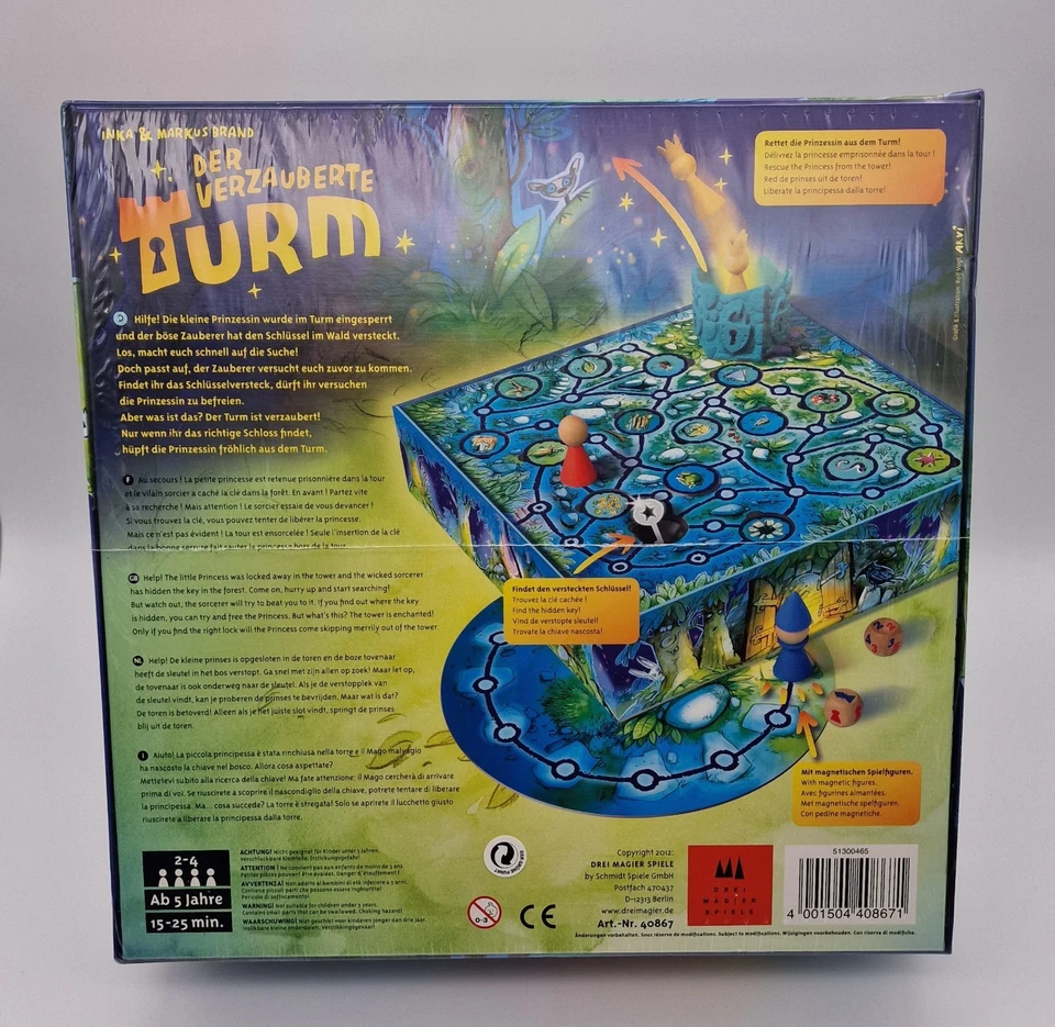 Drei Magier Spiele - Der verzauberte Turm - Kinderspiel des Jahres 2013 - NEU - Bild 4 von 4