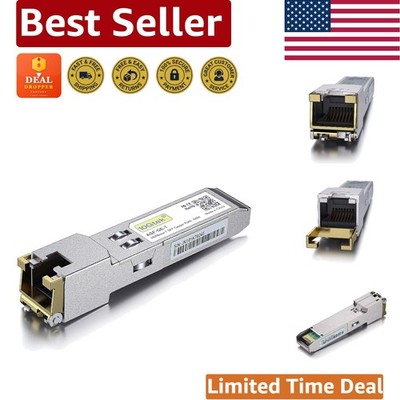 Lightweight 1.25Gb/s RJ45 SFP Module for Cisco & More - Effortless Installation