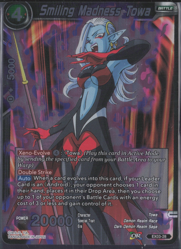 Dragon Ball Super TCG | Smiling Madness Towa | EX03-28 | LP - Picture 1 of 2