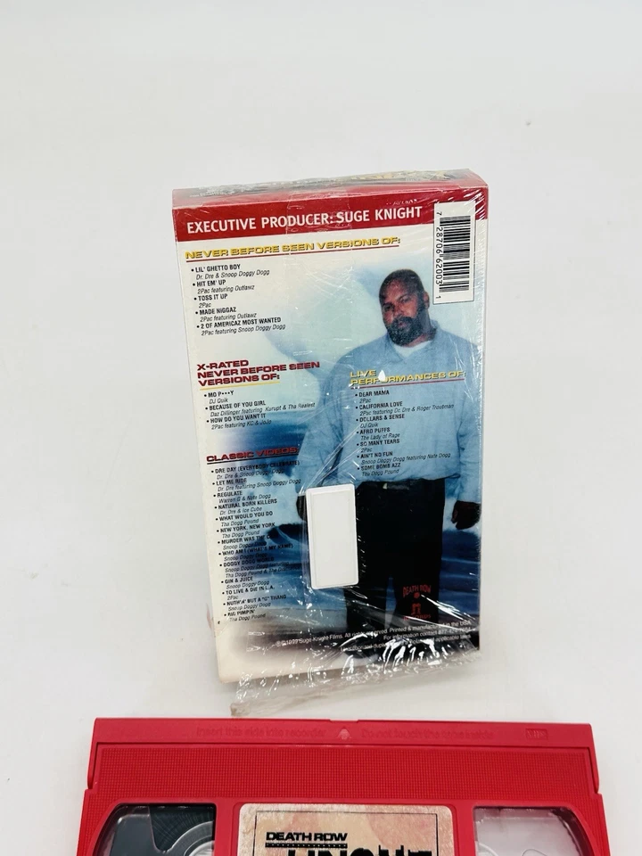 Suge Knight Death Row Uncut Red VHS Tupac Snoop Daz Kurupt Warren G - Image 2 of 3