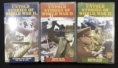 Untold Stories Of World War II, VHS Video - Foto 1 di 9