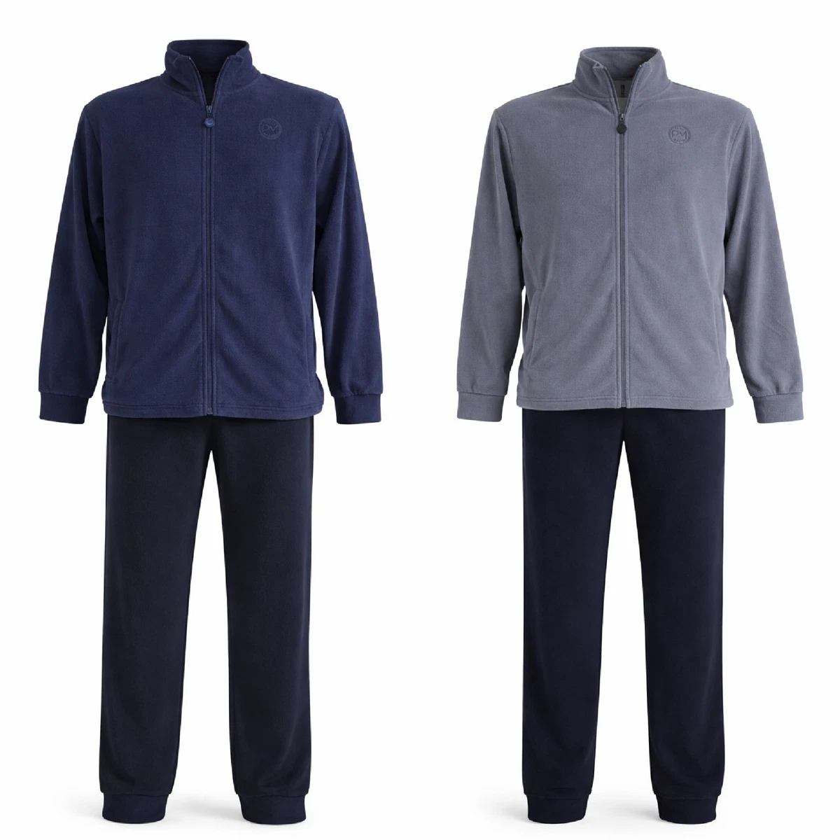 Set di Due Pezzi con Collo Alto e Cerniera, Pantaloni Dritti