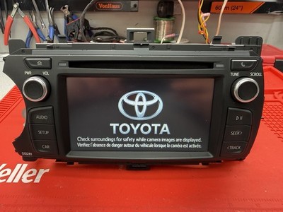 2017–2018 Toyota Yaris 86140-0D430 AM FM Radio MP3 CD Player