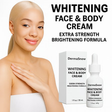 Derma Snow Whitening Face  Body Cream   Skin Lightening   Aclarador de Piel