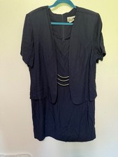 Wayne Diamond Designs Mother of the Bride Dress Navy Womans 20