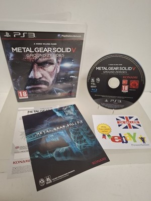 Metal Gear Solid V Ground Zeroes Sony Playstation 3 Spiel mit Handbuch sauber Disc 