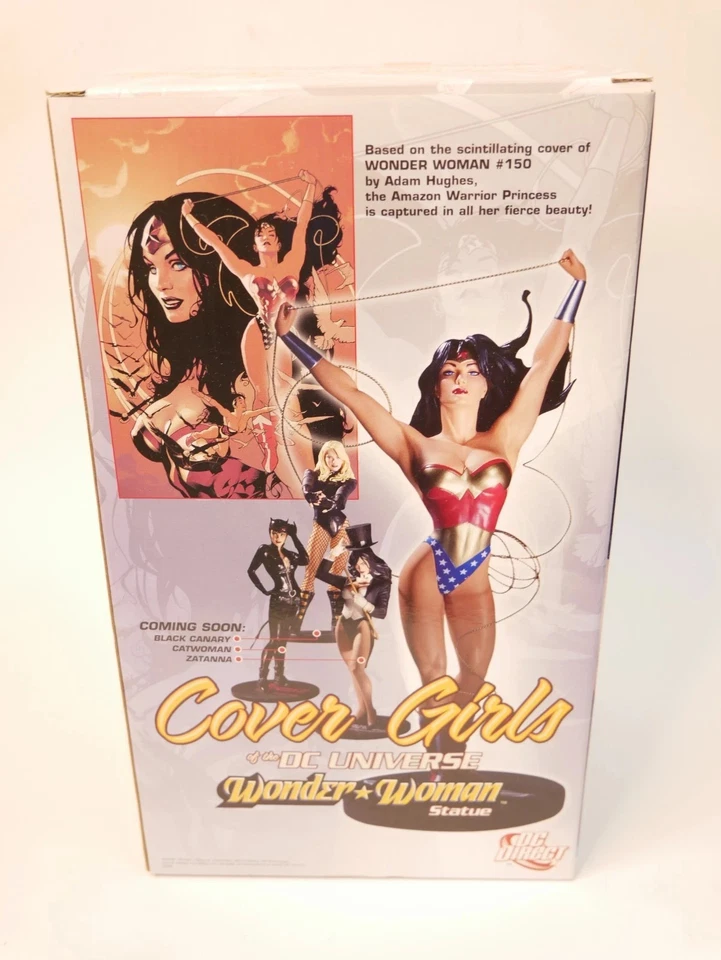 DC Direct Mulher Maravilha Estátua CAPA MENINA do UNIVERSO Por Adam Hughes Novo Na Caixa Maquete - Imagem 3 de 4