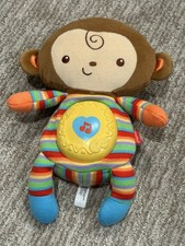 Fisher Price My Little SnugaMonkey Sleepytime Plush Monkey Soother Baby Lovey