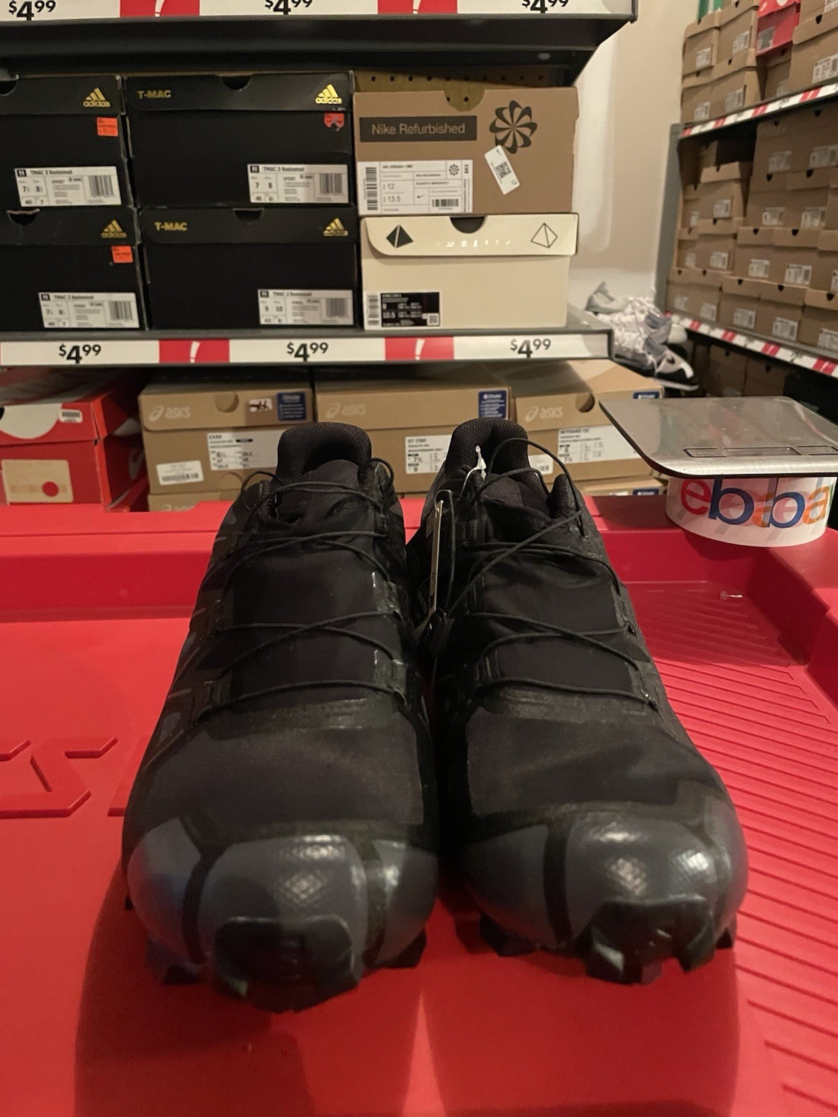 Scarpe da Trail Running Uomo Salomon Speedcross GTX Gore Tex Nero 475690 Taglia 11