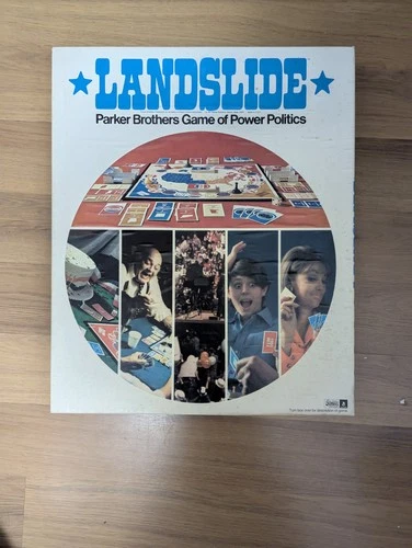 Vintage Landslide Parker Brothers Power Politics Board Game 1971 COMPLETE!