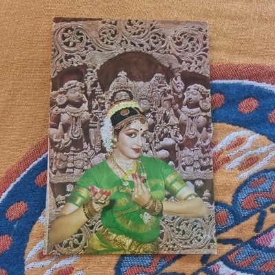 Bollywood Schauspielerin Hema Malini Postkarte Indianer Vintage Neu 