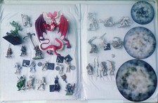 Beastmen, orcs, elf ranger, dragon, skaven + other miniatures and bits for games
