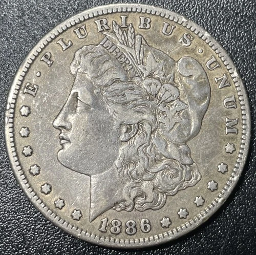 1886 S Morgan Silver Dollar $1 Better Grade Choice VF Very Fine