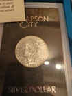 1883-CC Morgan Silver Dollar GSA Hoard - Reverse Toning with Box and COA