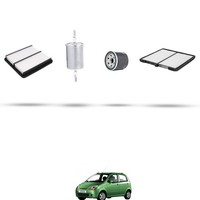 Hoffcar Set Service - 4 Filter Kompatibel Mit Chevrolet Spark 0.8 37Kw Von 2