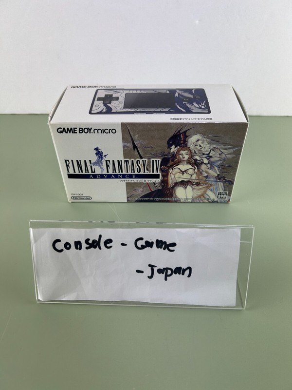 Nintendo Game Boy Micro Final fantasy Amano Yoshitaka Game Console Advance