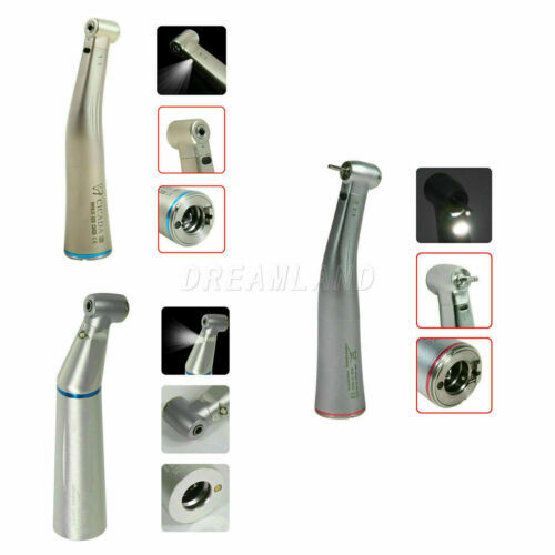 NSK Style Dental Low Speed/ Fiber Optic LED 1:1 Contra Angle Handpiece Inner DL
