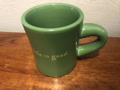 Life Is Good Simplicity Is The Ultimate Sophistication Coffee Mug Cup Green Home