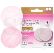 Makeup Remover Pads 2pcs Reusable Facial Cleansing Washable Eco Friendly
