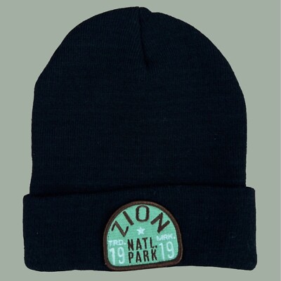 Brand New Zion National Park Embroidered Patch Beanie American Needle