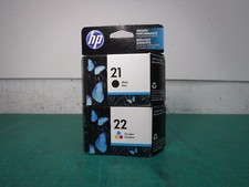 Genuine HP 21 Black 22 Tri-Color Ink Cartridges C9352AN C9351AN