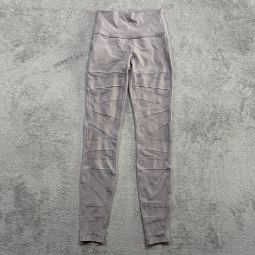 Lululemon High Times Wunder Under Leggings Tech Mesh Bandage Size 4 Womens