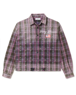 Men's Purple Vale Forever Rain Shirt Flannel | eBay UK