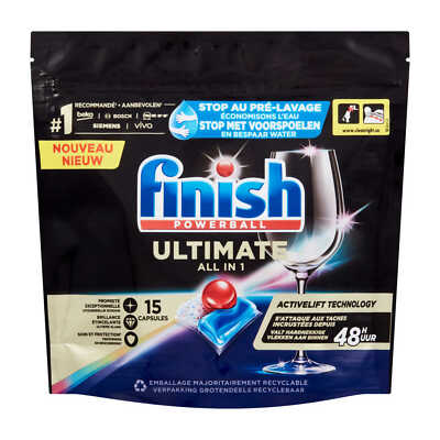 8720065006466 Finish Ultimate All in 1 Tabletki do Zmywarki 15 szt. Reckitt Benc