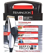 Remington 25 Piece Clipper kit with Titanium Coated Blades