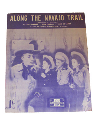 Noten von Entlang des Navajo-Trails, von L. Markes & D. Charles - 1945