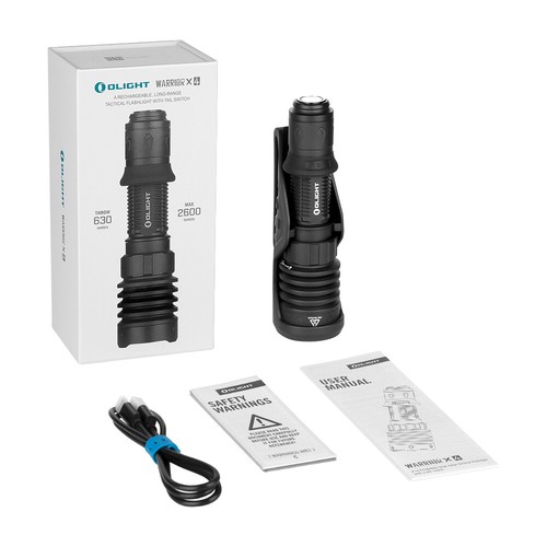 Olight Warrior X 4 2600 Lumen Tactical Torch Type-C Charging Port Flashlight - Picture 9 of 18