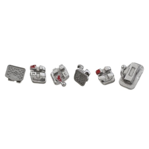 Kit de 24 piezas de brackets de ortodoncia dental 0,022 Roth Mark Brackets con 1er tubo molar - Imagen 18 de 53