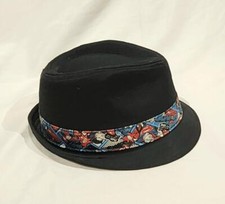 New DC Comics Superman Boys Black Fedora - NWOT