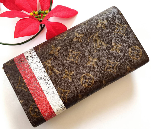 Louis Vuitton M60034 Monograma Portofeuil Sarah Bellboy Cartera Larga Marrón Usado - Imagen 2 de 10