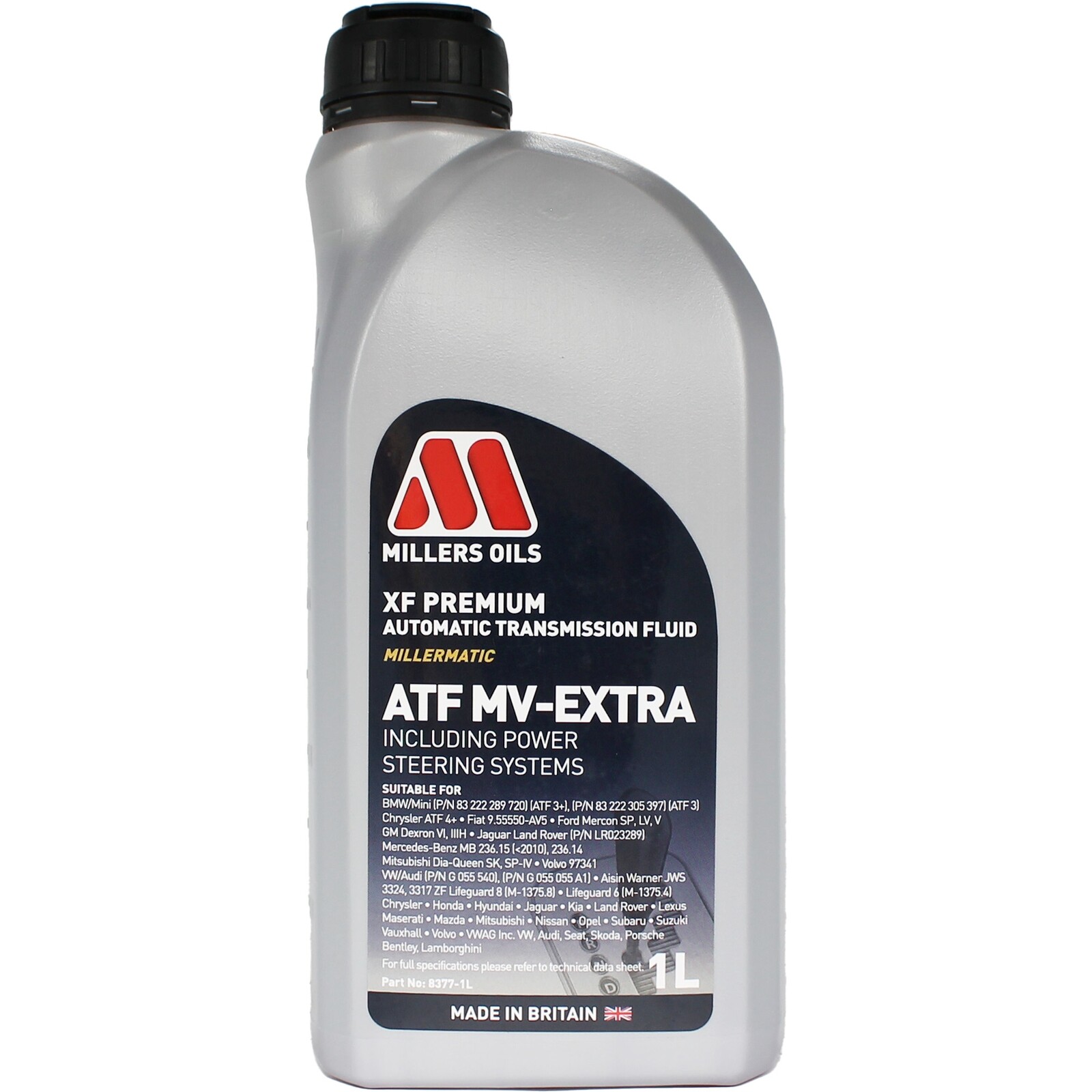 Millers Oils XF Premium ATF MV-EXTRA Automatic Transmission Fluid - 1 Litre