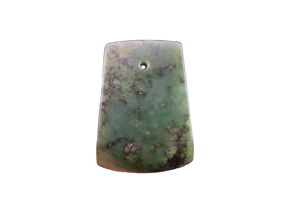 Китай, старый нефрит, антиквариат, культура Хуншань, коллекционные предметы, редкий топор, подвеска M807 - Изображение 2 из 4