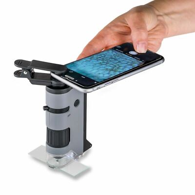 Carson MP-250 Microflip LED Beleuchtet Taschen Mikroskop Hoch 100x 250x Strom