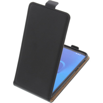 Tasche für Alcatel 3L (2019) FlipStyle Handytasche Schutz Hülle Case Schwarz