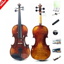  Andreas Gagliano Violin Outfit 4/4-1/2 VN401K-B Protection Pack Set Up U.S.A