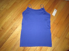 2 Women's Just One Blue Camo/Tank W/Self Adjustable Straps 2X Fits like XL NWT