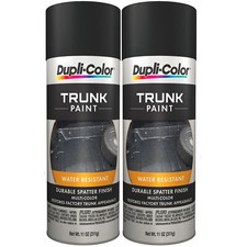 Dupli-Color TSP101, pintura para salpicaduras de maletero, negro y gris, paquete de 2 de 11 oz