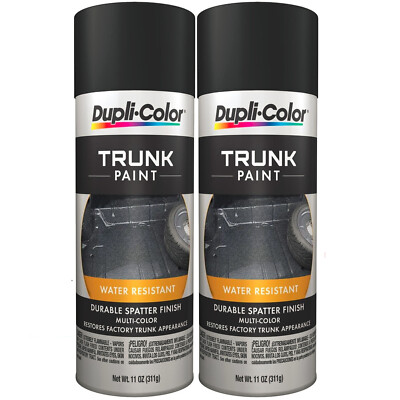 Dupli-Color TSP101, Trunk Spatter Paint, Black & Gray, 11 oz  Pack of 2