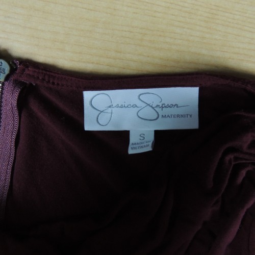 Jessica Simpson Womens long sleeve Maternity shirt back zip size Small - Picture 2 of 6