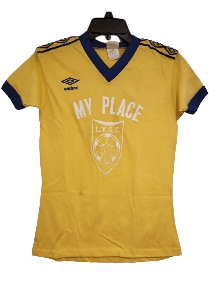 Blokecore Umbro 1984/85 LYSC Rec Soccer League Mens Small Shirt Jersey VTG