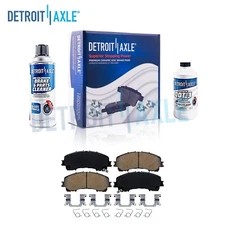 Front Ceramic Brake Pads w/Hardware for Infiniti QX50 QX55 Q50 Q60 Nissan Rogue