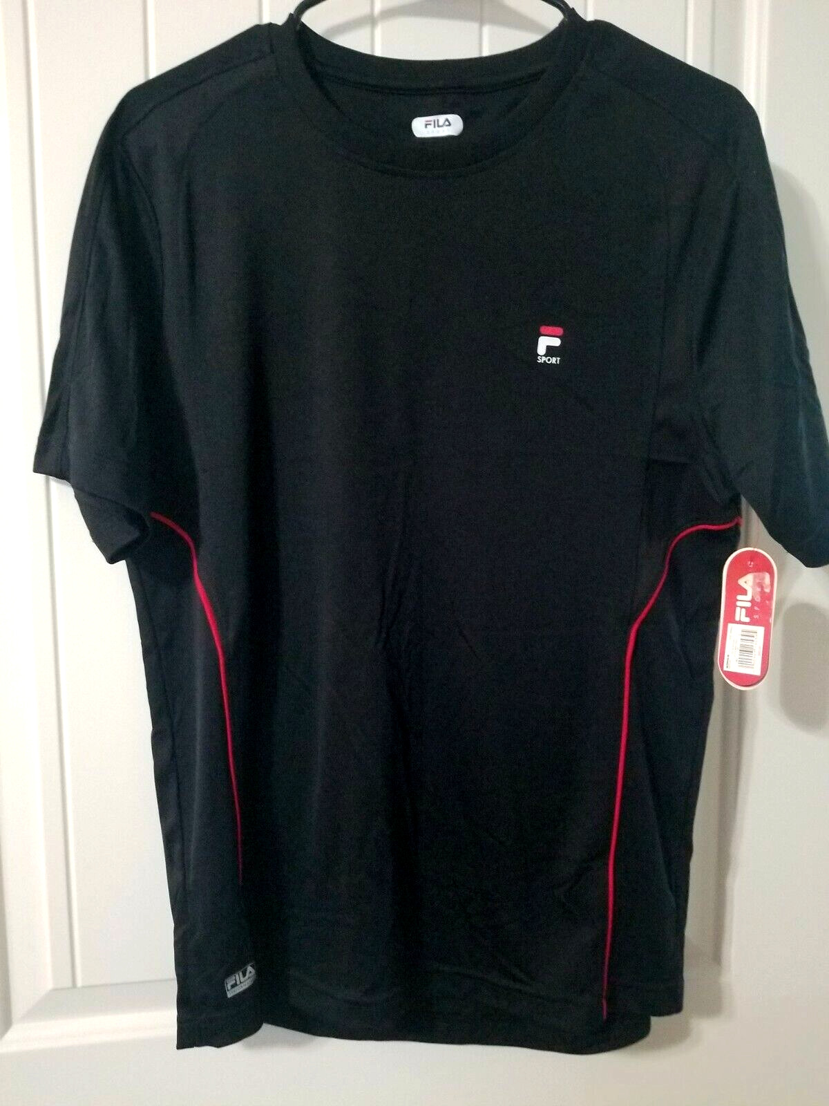Мужская футболка FILA SMALL Active Sport с коротким рукавом - Черный 4790₽