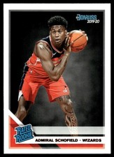 2019-20 Donruss Admiral Schofield Rookie Washington Wizards #239