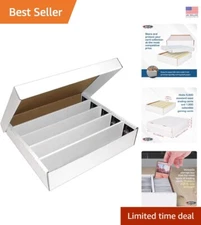 Super Monster 5 Row Card Storage Box - Holds 5000 Trading & 7000 Gaming Cards