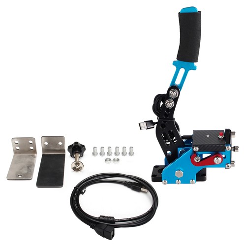USB3.0 14Bit PS4/PS5 SIM Handbrake for Racing Games Steering Wheel Stand G29 - Picture 19 of 20